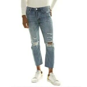 Man X One Teaspoon Mr Whites Distressed Jeans in Blue Suede Men's Sz 32 NWT